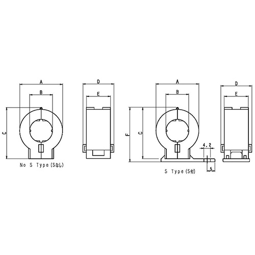 Tomita TMEC Type EMI Suppression Ferrite Core