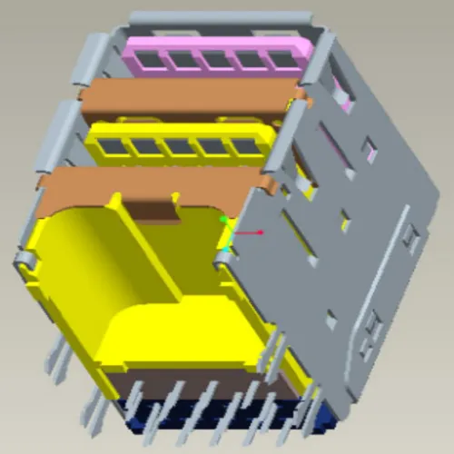 10Gbps USB 3.1 Raised Double-Layer Connector - C071365