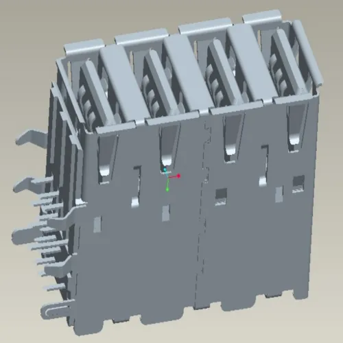 4-Port USB 3.0 Type-A Connector - C071070