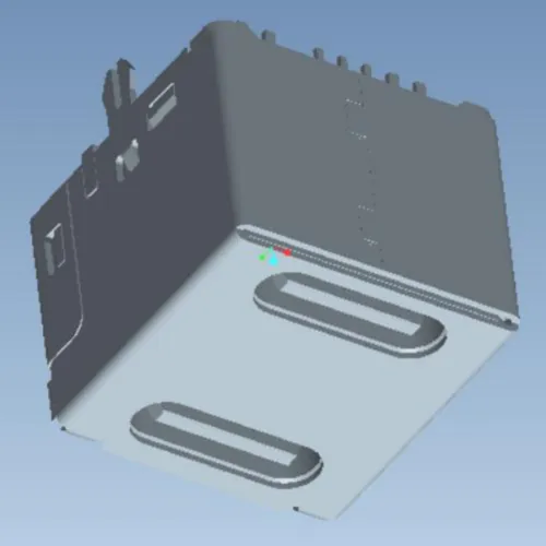 Dual Type-C 14P 180 Degree Combo Connector - L000009