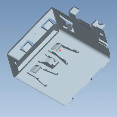 Full-SMT USB 3.0 Single-Layer Connector - C071375