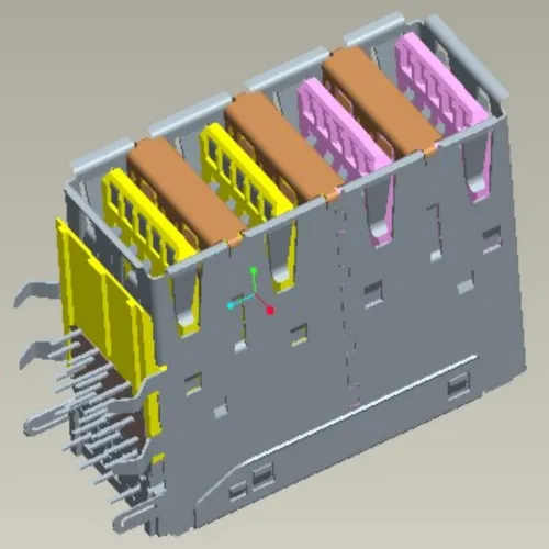 Quad-Layer USB 3.1 Hybrid Connector - C071347