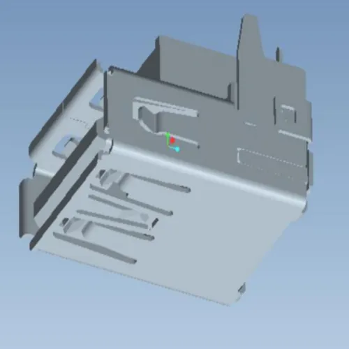 Raised USB 3.0 Single-Layer 90 Degree Connector - L000424