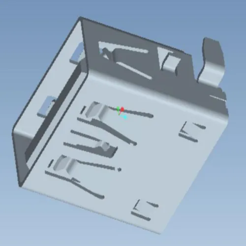 SMT USB 3.0 Single-Layer 90 Degree Board-Mount Connector - L000776