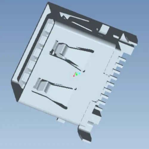SMT USB 3.0 Single-Layer 90 Degree Board-Mount Connector - L000776
