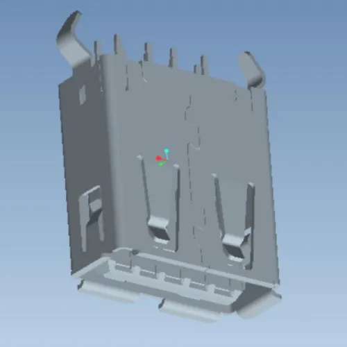 USB 3.0 Single-Layer 180 Degree Bent-Pin Connector - L000683
