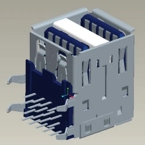 USB 3.1 Double-Layer Bent-Pin Connector - C071299