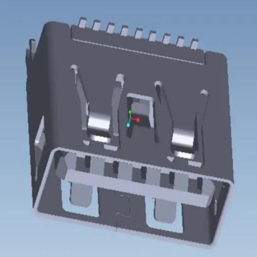 Vertical SMT USB 3.0 Single-Layer 180 Degree Connector - L000668