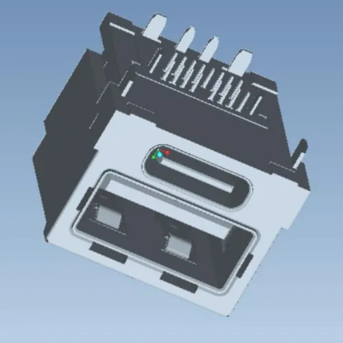 Waterproof USB 2.0 + Type-C 16P Connector - C071313
