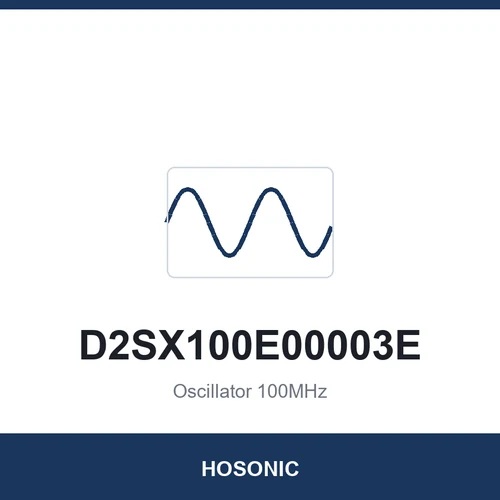 HOSONIC D2SX100E00003E Oscillator 100MHz 2520