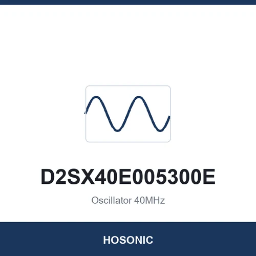 HOSONIC D2SX40E005300E Oscillator 40MHz 2520