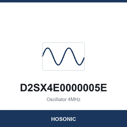 HOSONIC D2SX4E0000005E Oscillator 4MHz 2520