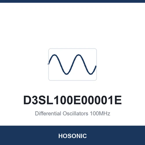 HOSONIC D3SL100E00001E Differential Oscillators 100MHz 3225