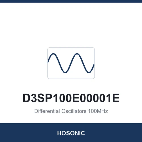 HOSONIC D3SP100E00001E Differential Oscillators 100MHz 3225