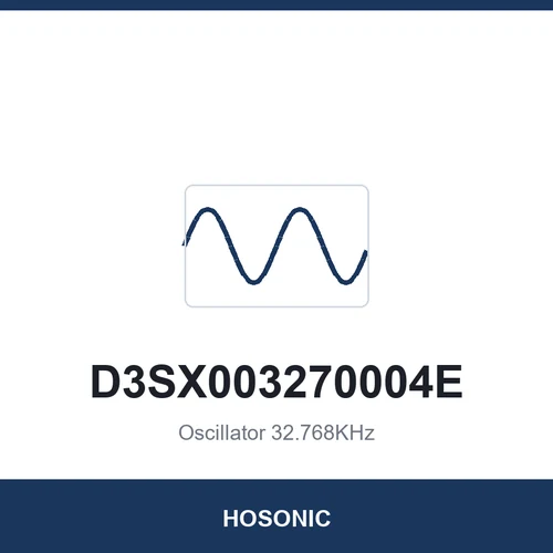 HOSONIC D3SX003270004E Oscillator 32.768KHz 3225