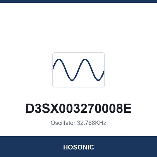 HOSONIC D3SX003270008E Oscillator 32.768KHz 3225