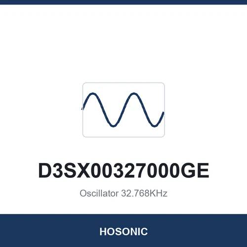 HOSONIC D3SX00327000GE Oscillator 32.768KHz 3225
