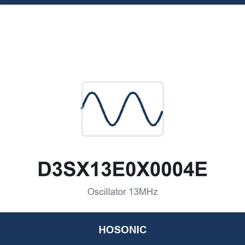 HOSONIC D3SX13E0X0004E Oscillator 13MHz 3225