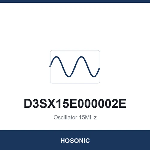 HOSONIC D3SX15E000002E Oscillator 15MHz 3225