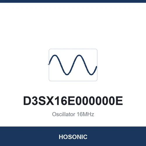 HOSONIC D3SX16E000000E Oscillator 16MHz 3225