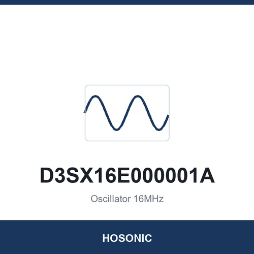 HOSONIC D3SX16E000001A Oscillator 16MHz 3225