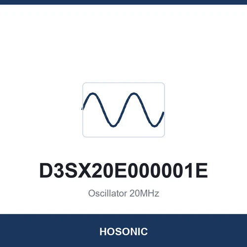 HOSONIC D3SX20E000001E Oscillator 20MHz 3225