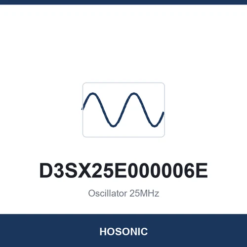 HOSONIC D3SX25E000006E Oscillator 25MHz 3225