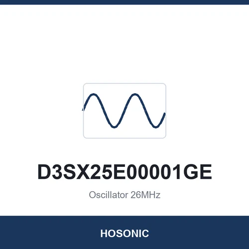 HOSONIC D3SX25E00001GE Oscillator 26MHz 3225