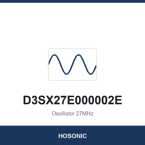 HOSONIC D3SX27E000002E Oscillator 27MHz 3225