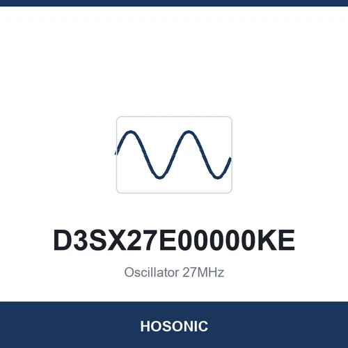 HOSONIC D3SX27E00000KE Oscillator 27MHz 3225