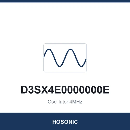 HOSONIC D3SX4E0000000E Oscillator 4MHz 3225