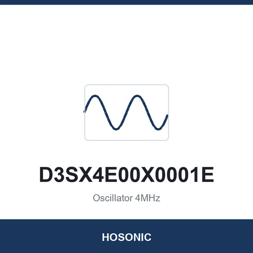 HOSONIC D3SX4E00X0001E Oscillator 4MHz 3225