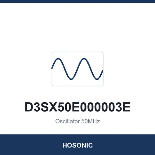 HOSONIC D3SX50E000003E Oscillator 50MHz 3225
