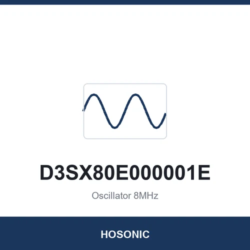 HOSONIC D3SX80E000001E Oscillator 8MHz 3225