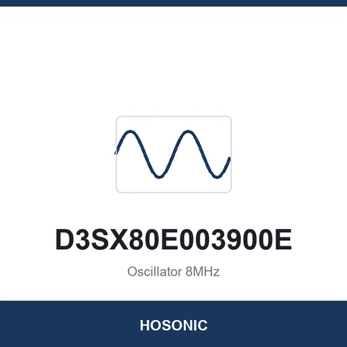 HOSONIC D3SX80E003900E Oscillator 8MHz 3225