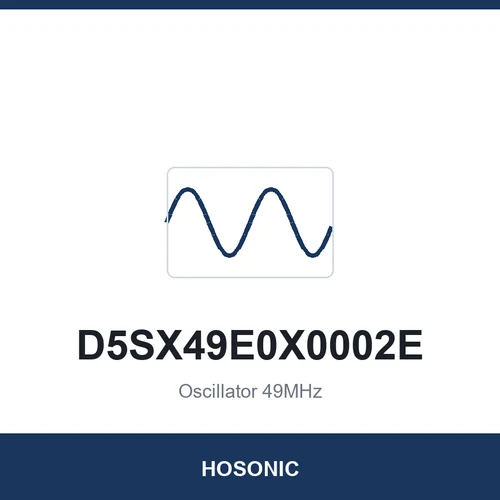 HOSONIC D5SX49E0X0002E Oscillator 49MHz 5032