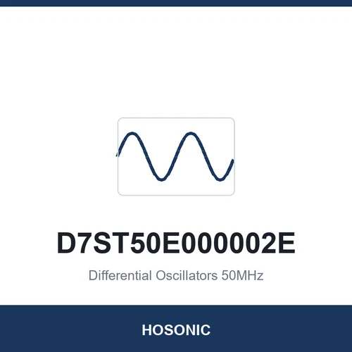 HOSONIC D7ST50E000002E Differential Oscillators 50MHz 7050