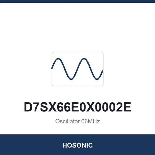 HOSONIC D7SX66E0X0002E Oscillator 66MHz 7050