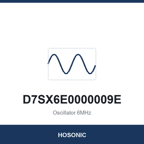 HOSONIC D7SX6E0000009E Oscillator 6MHz 7050