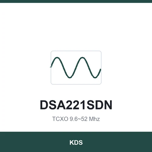 KDS DSA221SDN TCXO 9.6~52 Mhz 2.5x2.0x0.9