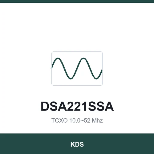 KDS DSA221SSA TCXO 10.0~52 Mhz 2.5x2.0x0.9