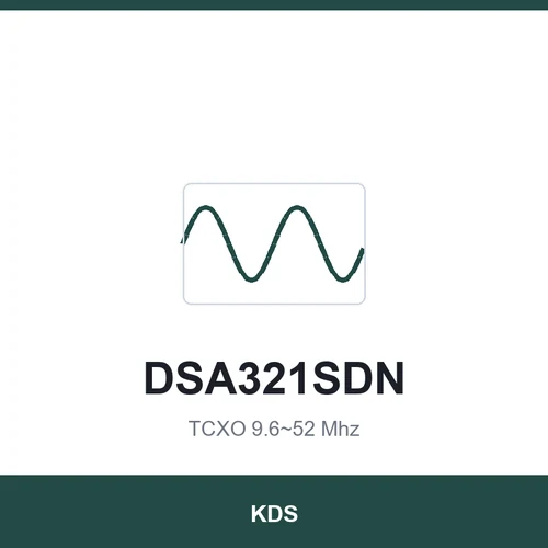 KDS DSA321SDN TCXO 9.6~52 Mhz 3.2x2.5x1.0