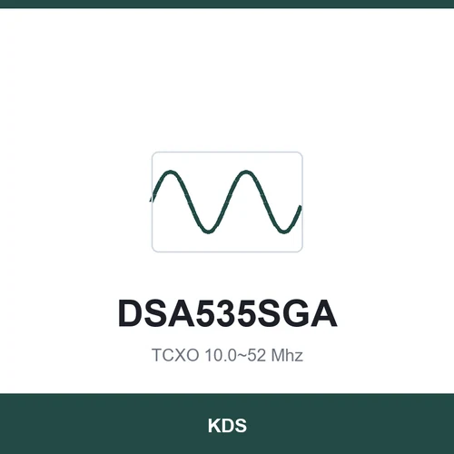 KDS DSA535SGA TCXO 10.0~52 Mhz 5.0x3.2x1.5