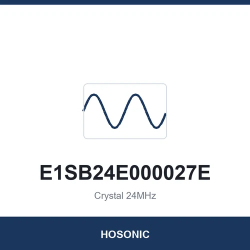 HOSONIC E1SB24E000027E Crystal 24MHz 2016
