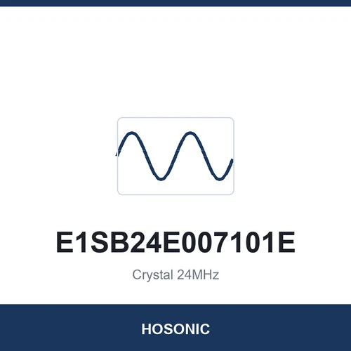 HOSONIC E1SB24E007101E Crystal 24MHz 2016