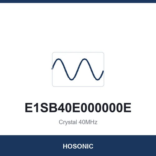 HOSONIC E1SB40E000000E Crystal 40MHz 2016