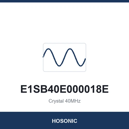 HOSONIC E1SB40E000018E Crystal 40MHz 2016