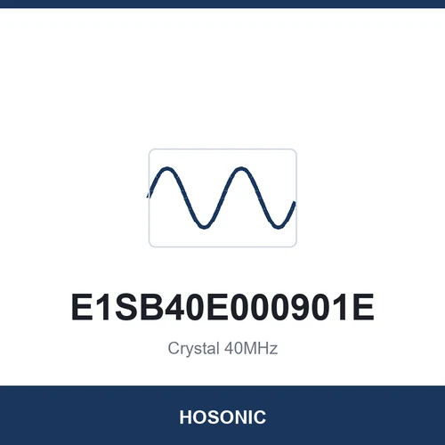 HOSONIC E1SB40E000901E Crystal 40MHz 2016
