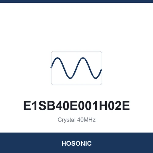 HOSONIC E1SB40E001H02E Crystal 40MHz 2016