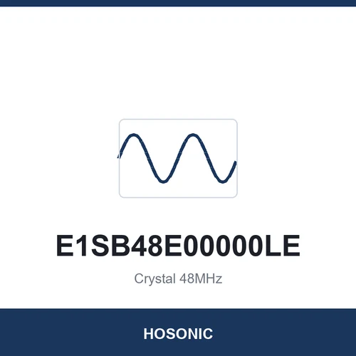 HOSONIC E1SB48E00000LE Crystal 48MHz 2016